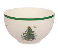Spode - Christmas Tree Collection - Rice Bowl - Measured at 6" - Dishwasher. Microwave, and Freezer Safe