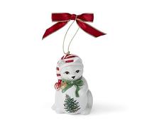 Spode Christmas Tree Decoration, Ceramic, Multi Color, Height 8.5cm