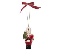 Spode Christmas Tree Decoration, Ceramic, Multi Coloured, Height 10.5cm