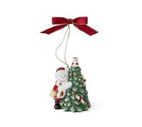 Spode Christmas Tree Decoration, Multi Color, Height 9cm