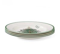 Spode Christmas Tree Dinner Plate 27cm, Set of 4
