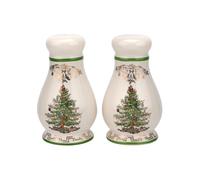 Spode Christmas Tree Gold Salt and Pepper Shaker Set (2-Piece)- Holiday Kitchen & Table Décor - Festive Home Accent, Christmas Gift/Stocking Stuffer for Collectors & Holiday Enthusiasts
