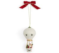 Spode Christmas Tree Hot Air Balloon Ornament, Durable Holiday Ornament for Festive Decor & Winter Wonderland Display - Sleek Seasonal Ornaments for Tree, Mantel, Holiday Home Decoration