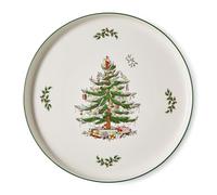 Spode Christmas Tree Lazy Susan - Non Skid 360 Degree Rotation, Holiday Space Saver for Kitchen, Cabinet, Pantry, Rotating Spice Rack Organization for Easy Access, Festive Entertaining