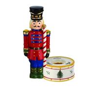 Spode Christmas Tree Nutcracker Candle Red, 7"/18cm