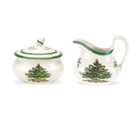 Spode Christmas Tree Sugar and Creamer Set