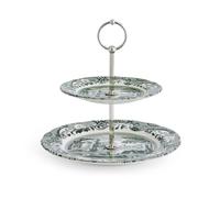 Spode Heritage Green Italian cake stand Green, 2 tiers