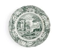 Spode - Heritage Green Italian Dinner Plate 27 cm, Green - White