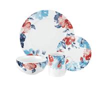 Spode Home Floral Breeze 16 Piece Porcelain Dinnerware Set, Service for 4