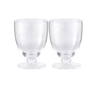 Spode Kit Kemp 10.6oz Low Ball Glassware- Set of 2 | Soda Lime Glass | Dishwasher Safe | For Tea, Wine, Beer, Juice, Cocktail, Whiskey | Fabulous Gift | Dinner and Party Use