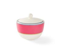 Spode Kit Kemp Calypso 12oz Sugar Bowl with Lid | Vibrant Pink | Porcelain | Dishwasher and Microwave Safe | For Tea and Coffee | Fabulous Gift | Home & Gathering Use