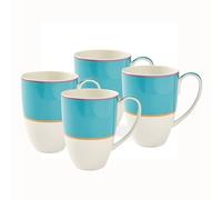 Spode Kit Kemp Calypso Turquoise Mugs
