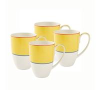 Spode Kit Kemp Calypso Yellow Mugs