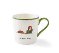 Spode KIT KEMP Doodle Mug an Apple A Day Gift Boxed