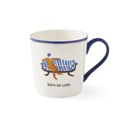 Spode Kit Kemp Doodles Sofa So Good Mug Blue