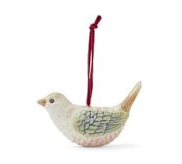 Spode Morris and Co Strawberry Thief Hanging Bird Ornament 6x9cm