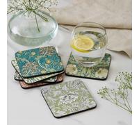 Spode Morris & Co Coasters Set of 6, Multi Coloured, 10.5cm x 10.5cm/ 4" x 4" (X0010269174)