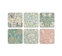 Spode Morris & Co Coasters Set of 6, Multi Coloured, 10.5cm x 10.5cm/ 4" x 4" (X0010269174)