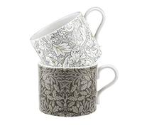 Spode PUMC8726-XG William Morris Bachelors Button and Acorn Mugs, Set of 2, Ceramic
