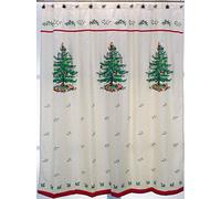 Spode Shower Curtain, Cotton, Red