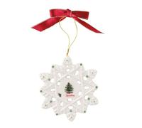 Spode Snowflake Christmas Tree Decoration