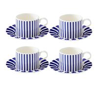 Spode - Steccato Teacup With Saucer, 29 cl - Blue