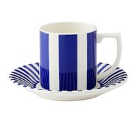 Spode - Steccato Espresso Cup With Saucer, 9 cl - Blue