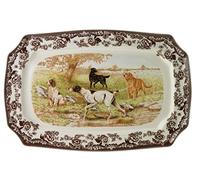Spode Woodland Hunting Dogs Rectangular Platter