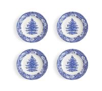 Spode - Blue Italian Christmas Side Plate 20 cm, Blue - Blue