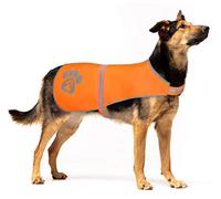SPOFLY Dog Safety Vest, Blaze Orange Hunting Vest, Safety Reflective Dog Jacket, High Visibility and Safety from Hunters, Cars and Others(Large, Orange)