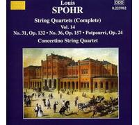 L. Spohr - String Quartets 14 [New CD]