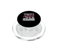 Spoiled By My Aircraft Mechanic Husband Wife PopSockets PopGrip for MagSafe