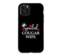 Spoiled Cougar Wife I Love Being a Cougar Mom Heart MILF Era Case for iPhone 11 Pro