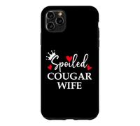 Spoiled Cougar Wife I Love Being a Cougar Mom Heart MILF Era Case for iPhone 11 Pro Max