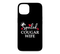 Spoiled Cougar Wife I Love Being a Cougar Mom Heart MILF Era Case for iPhone 13