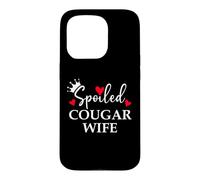 Spoiled Cougar Wife I Love Being a Cougar Mom Heart MILF Era Case for iPhone 15 Pro