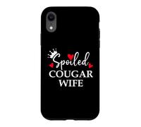 Spoiled Cougar Wife I Love Being a Cougar Mom Heart MILF Era Case for iPhone XR