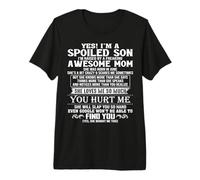 Spoiled Son I'm Raised by A Freaking Awesome Mom June Premium T-Shirt
