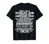 Spoiled Son I'm Raised by A Freaking Awesome Mom June T-Shirt