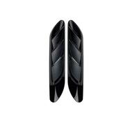 Spoiler 1Pair Car Front Fender Side Air Outlet Vent Trim ABS Gloss Black For Benz C Class W206 C200 C260 C63 For AMG 2022-2023+ Front Bumper Lip(Gloss Black)