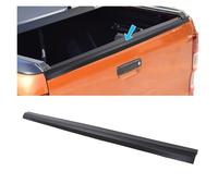 Spoiler 1piece Rear Spoiler Tail Gate Cover Trim Rail Guard Protector For For Ranger T6 T7 T8 2012-2022 Wildtrak For Raptor Xlt Xls Xl Rear Wing(Matter black style)