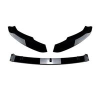 Spoiler 3pcs Car Front Bumper Lip Splitter Diffuser Body Kit Spoiler Guard Gloss Black Accessories For Skoda For Superb B8 2016-2018 Front Bumper Lip(Gloss Black)