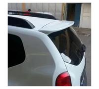 Spoiler ABS Car Rear Roof Wing Spoiler Body Kit Glossy Black Carbon Fiber Look For Dacia For Duster 2009 2010 2011 2012-2017 Front Lip Spoiler(WHITE)