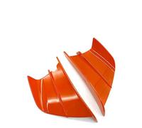 Spoiler Accessories For SUZUKI GSR 400 600 750 Universal Accessories Carbon Look Motorcycle Winglet Aerodynamic Spoiler Wing(Orange)