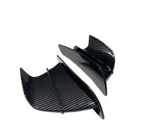 Spoiler Accessories For SUZUKI GSR 400 600 750 Universal Accessories Carbon Look Motorcycle Winglet Aerodynamic Spoiler Wing(Glossy Carbon Look)