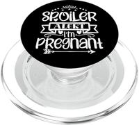 Spoiler Alert I'm Pregnant - Funny Pregnancy Reveal PopSockets PopGrip for MagSafe