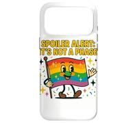Spoiler Alert It’s Not a Phase Cute Rainbow Flag LGBTQ Desig Case for iPhone 17 Pro Max