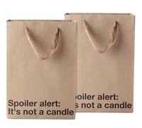 "Spoiler Alert It's Not A Candle" Funny Gift Bag