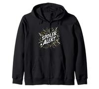 Spoiler Alert Statement Emblem Zip Hoodie