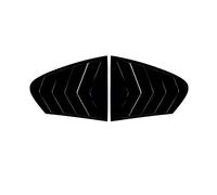 Spoiler Car Rear Louver Window Side Shutter Cover Trim Sticker Vent Scoop For BMW 5 Series F10 525i 530i 2011-2017 Car Styling Rear Wing(Glossy Black)